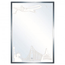 Gương phòng tắm Đình Quốc 50x70cm 4244